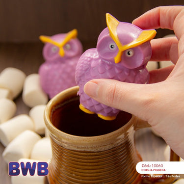 Forma de Chocolate Especial 3 Partes - Coruja Pequena - BWB10060
